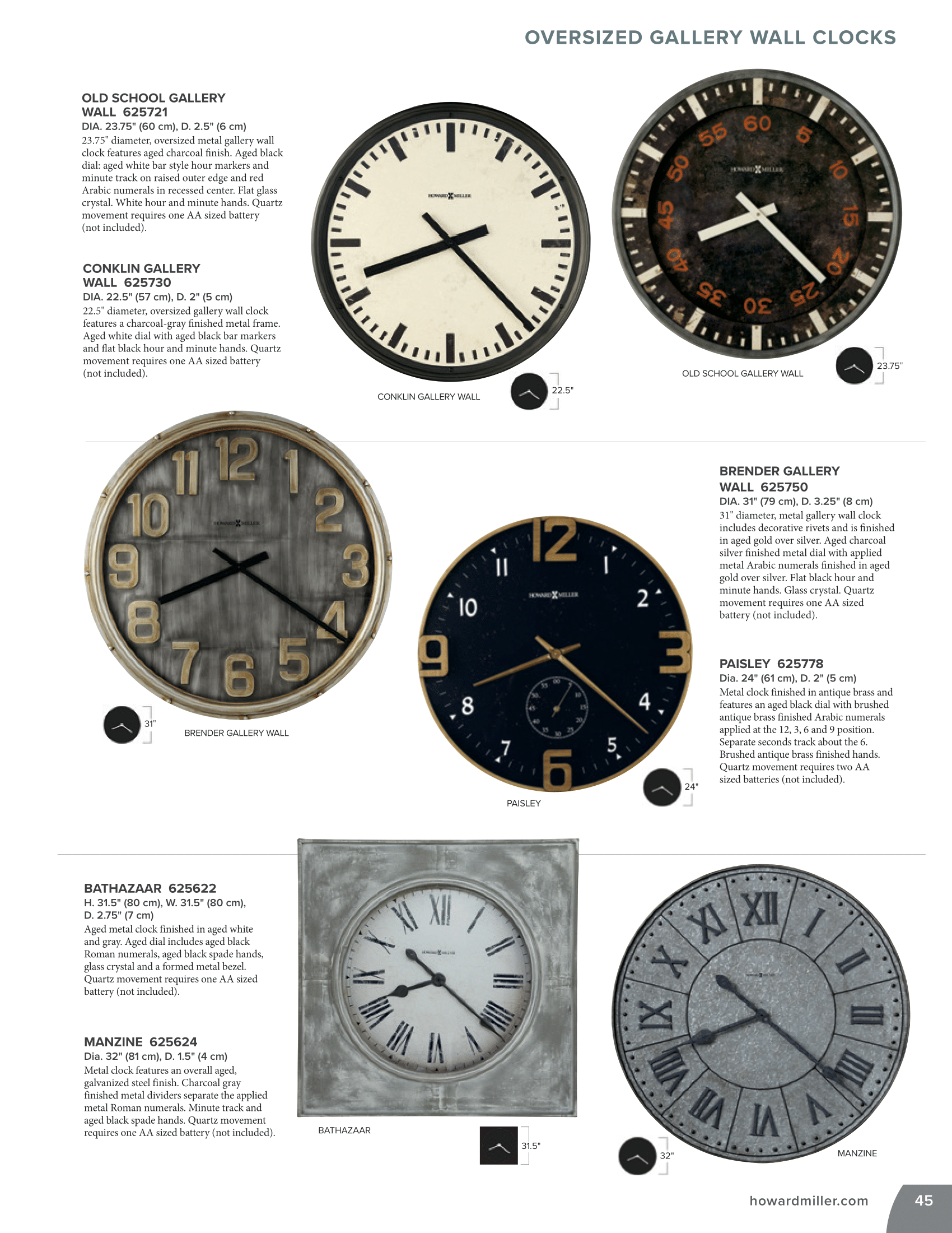Howard Miller Clocks Reliable Clocks and Clock Repairs
