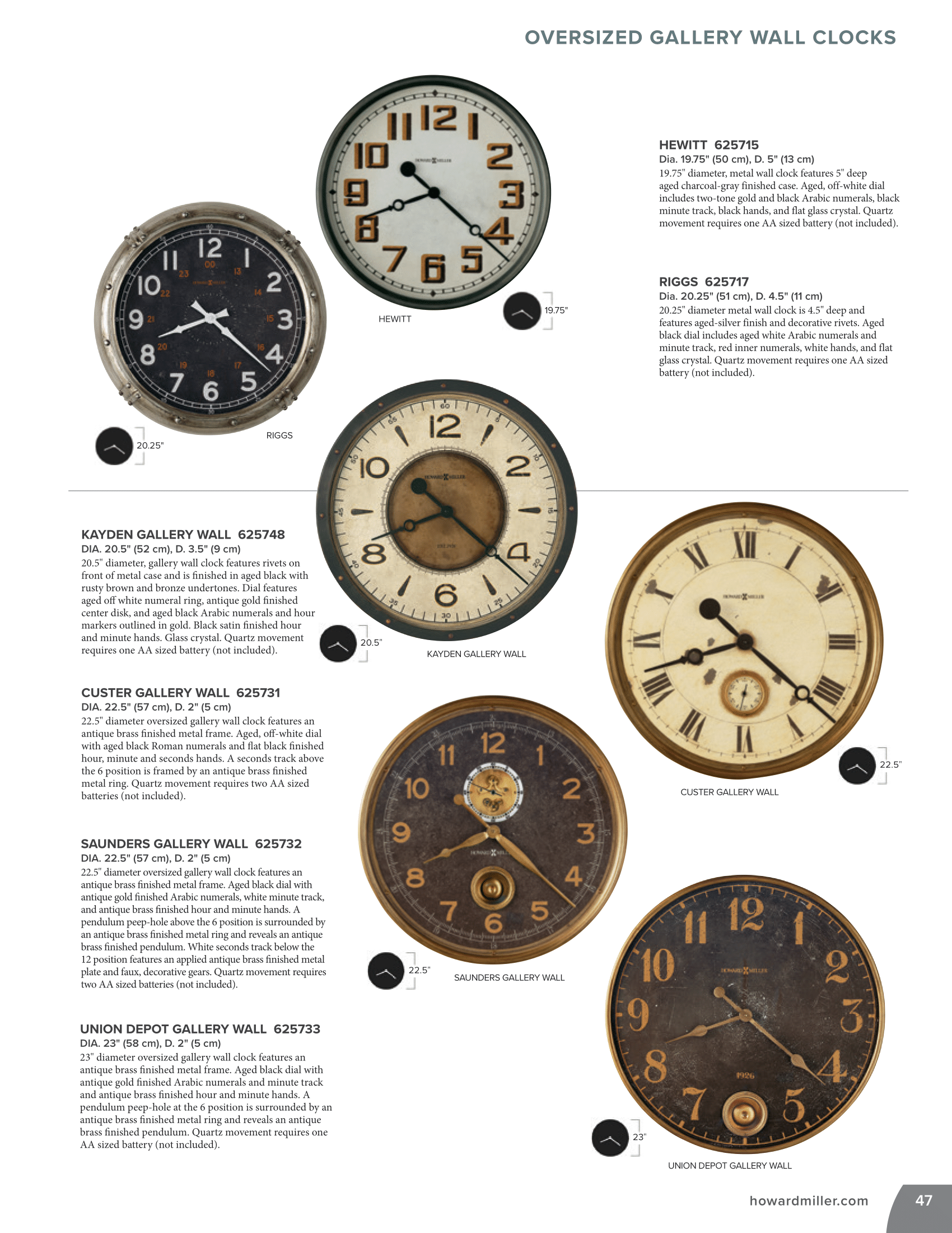 Howard Miller Clocks Reliable Clocks and Clock Repairs