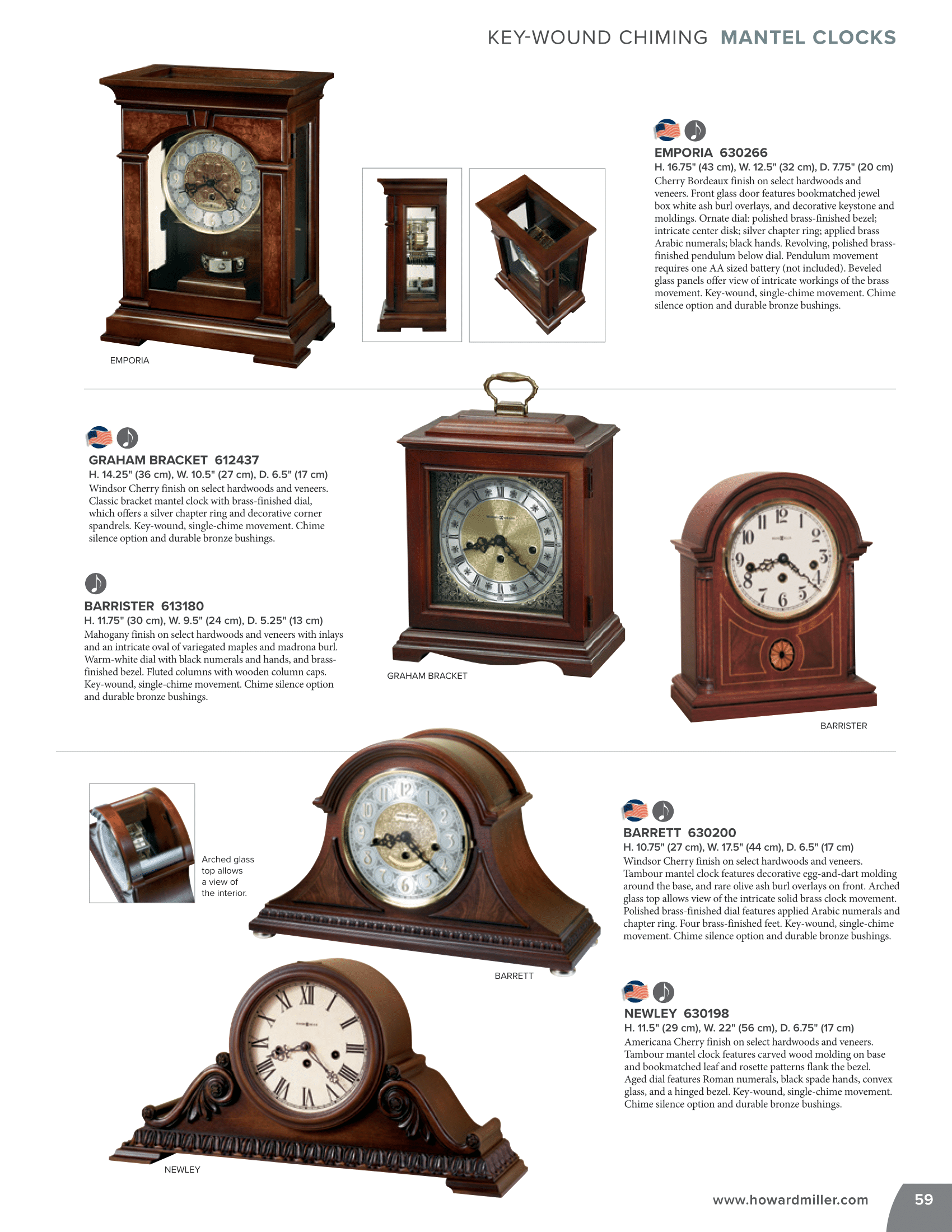 Howard Miller Clocks Reliable Clocks and Clock Repairs